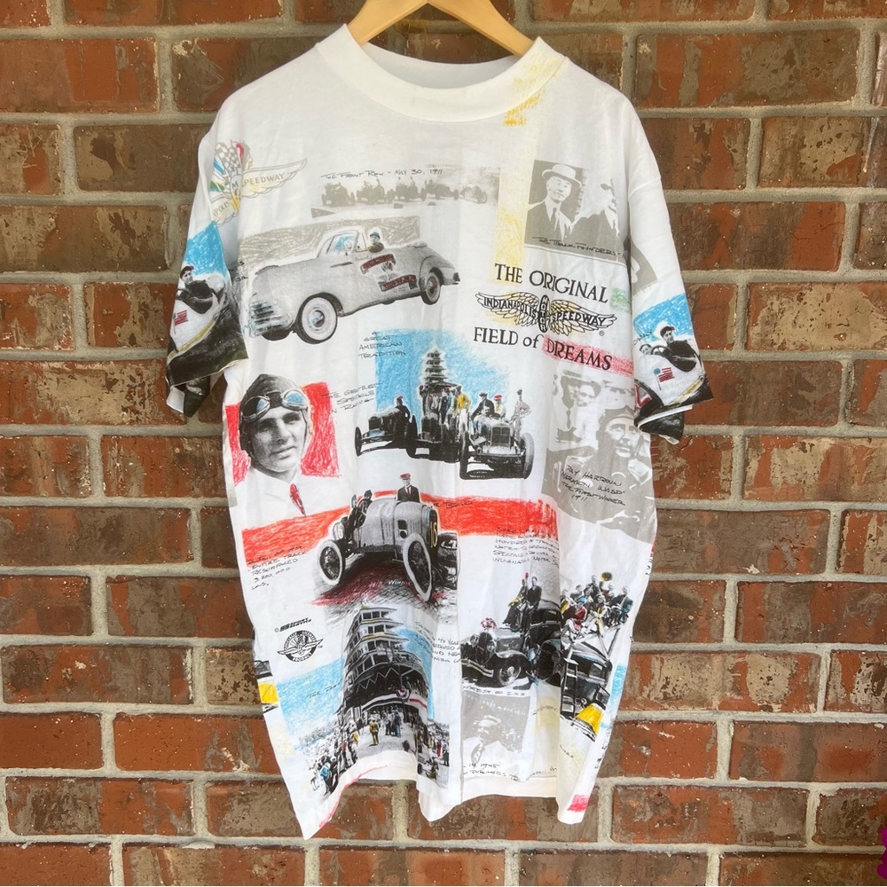 Vintage Indy 500 Original Field of Dreams Double Sided T-Shirt